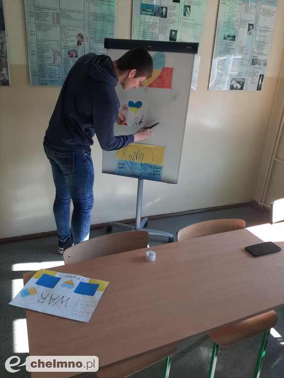 Wczorajsza zbiórka funduszy dla Ukraińców w ZS nr 2