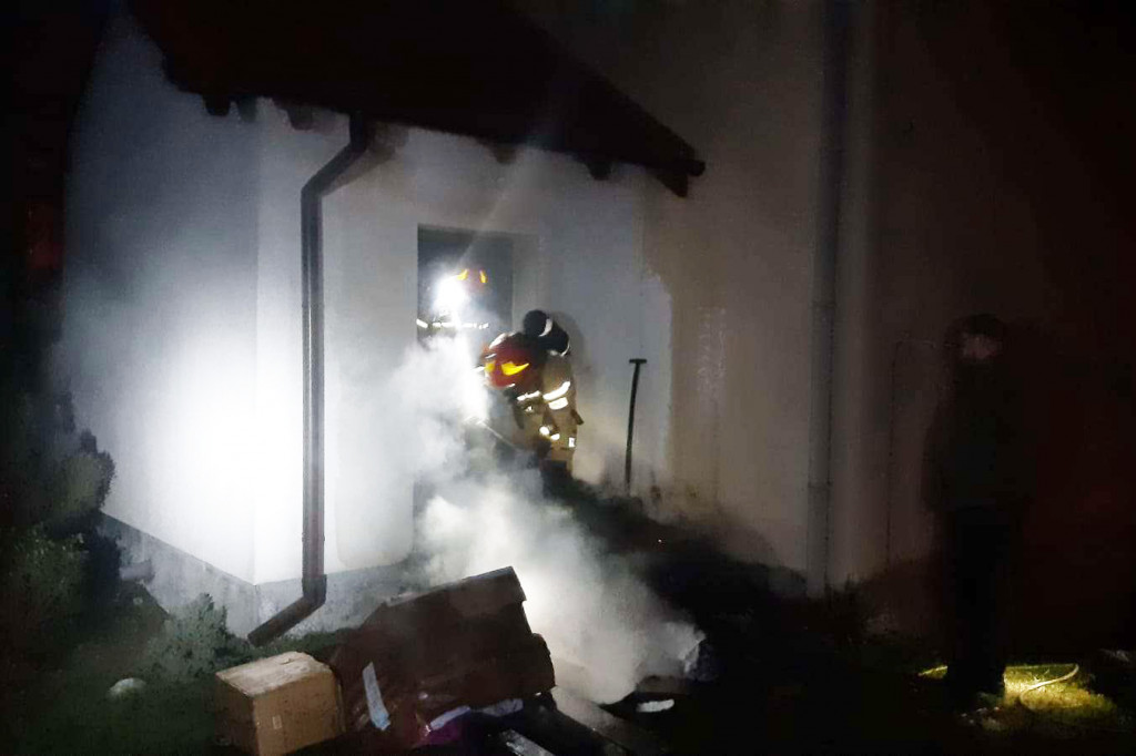 Pożar kotłowni i wypadki drogowe z minionych dni