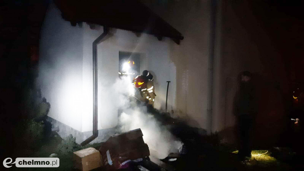 Pożar kotłowni i wypadki drogowe z minionych dni