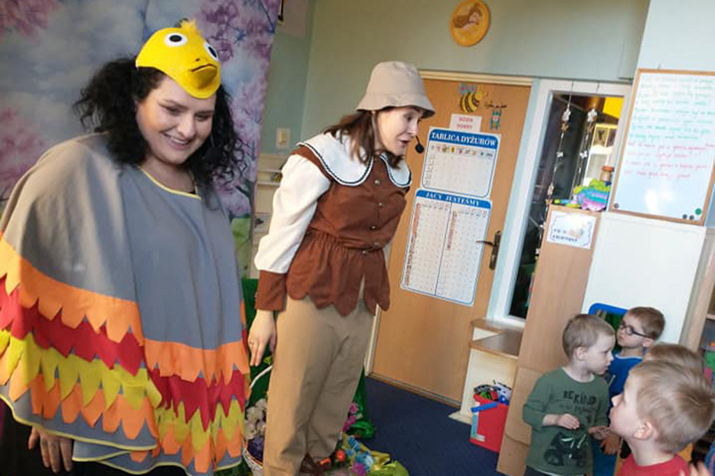 Wiosenne przedstawienie u przedszkolaków w 