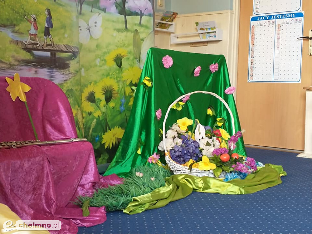 Wiosenne przedstawienie u przedszkolaków w 