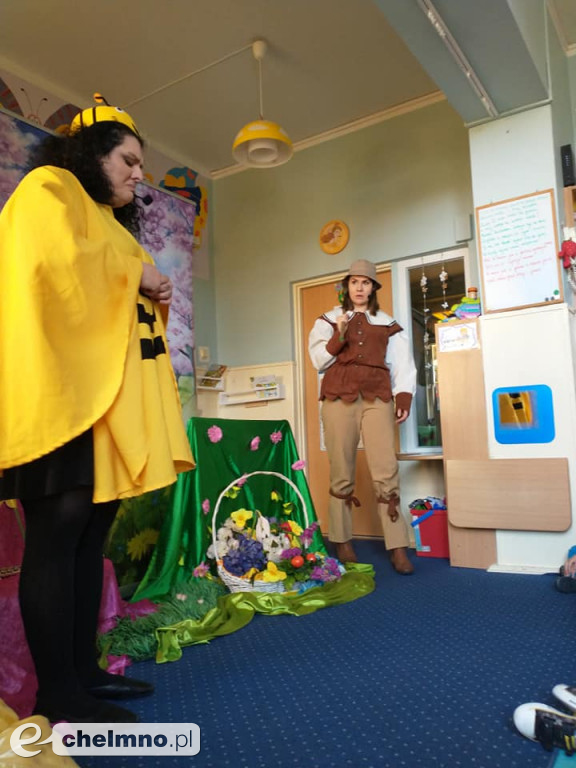 Wiosenne przedstawienie u przedszkolaków w 