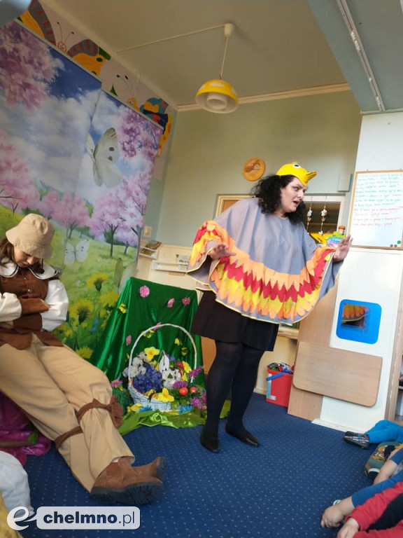 Wiosenne przedstawienie u przedszkolaków w 