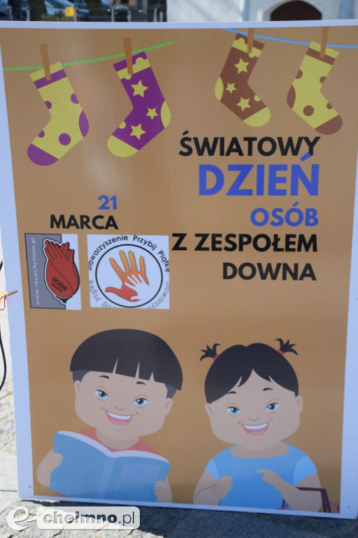 Happening z okazji Światowego Dnia Osób z Zespołem Downa