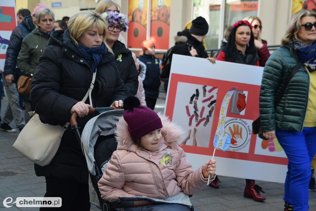 Happening z okazji Światowego Dnia Osób z Zespołem Downa