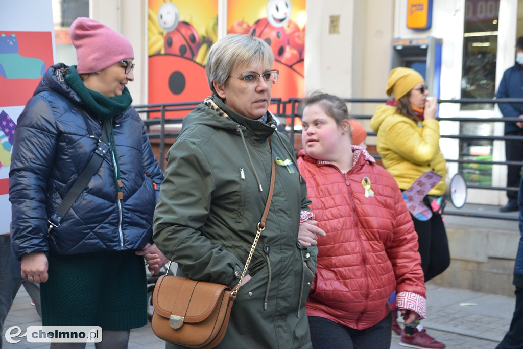 Happening z okazji Światowego Dnia Osób z Zespołem Downa