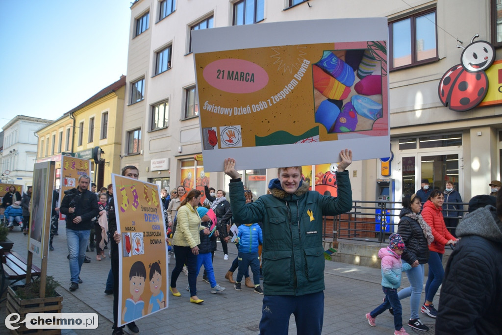 Happening z okazji Światowego Dnia Osób z Zespołem Downa