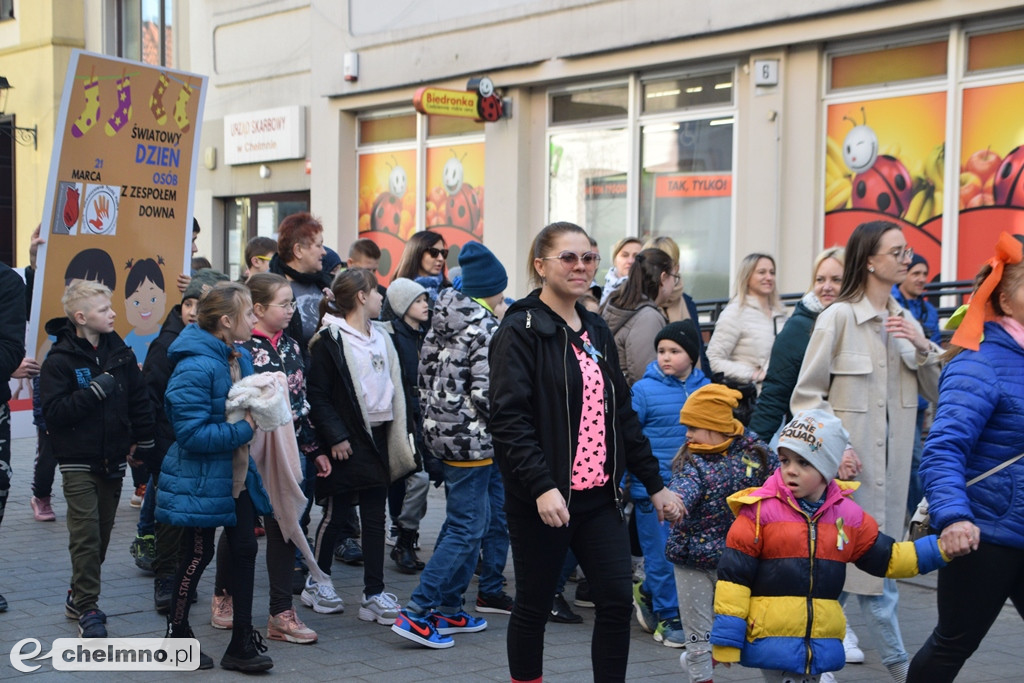 Happening z okazji Światowego Dnia Osób z Zespołem Downa