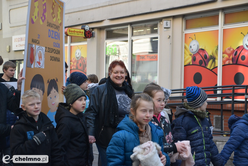 Happening z okazji Światowego Dnia Osób z Zespołem Downa
