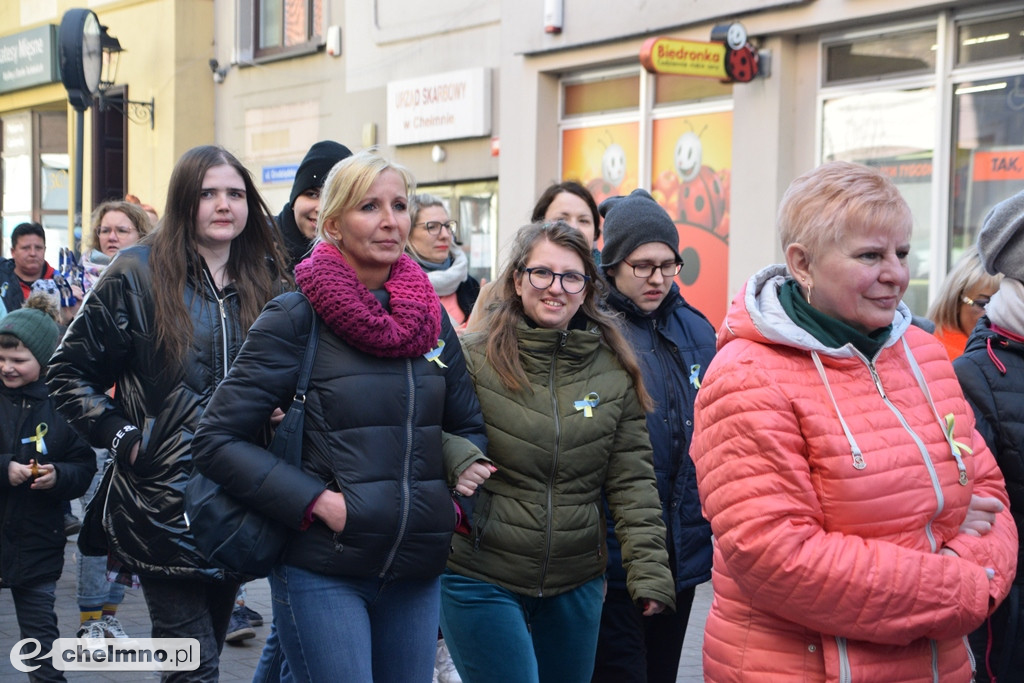 Happening z okazji Światowego Dnia Osób z Zespołem Downa