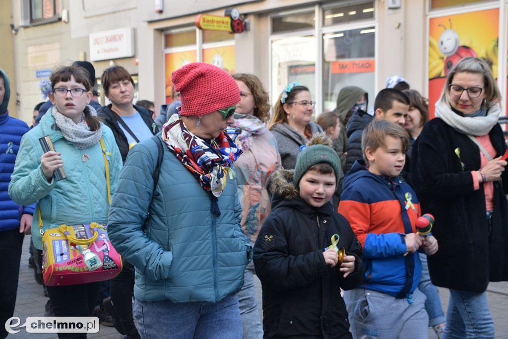 Happening z okazji Światowego Dnia Osób z Zespołem Downa