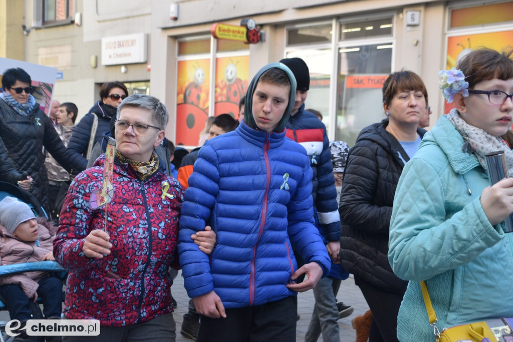 Happening z okazji Światowego Dnia Osób z Zespołem Downa