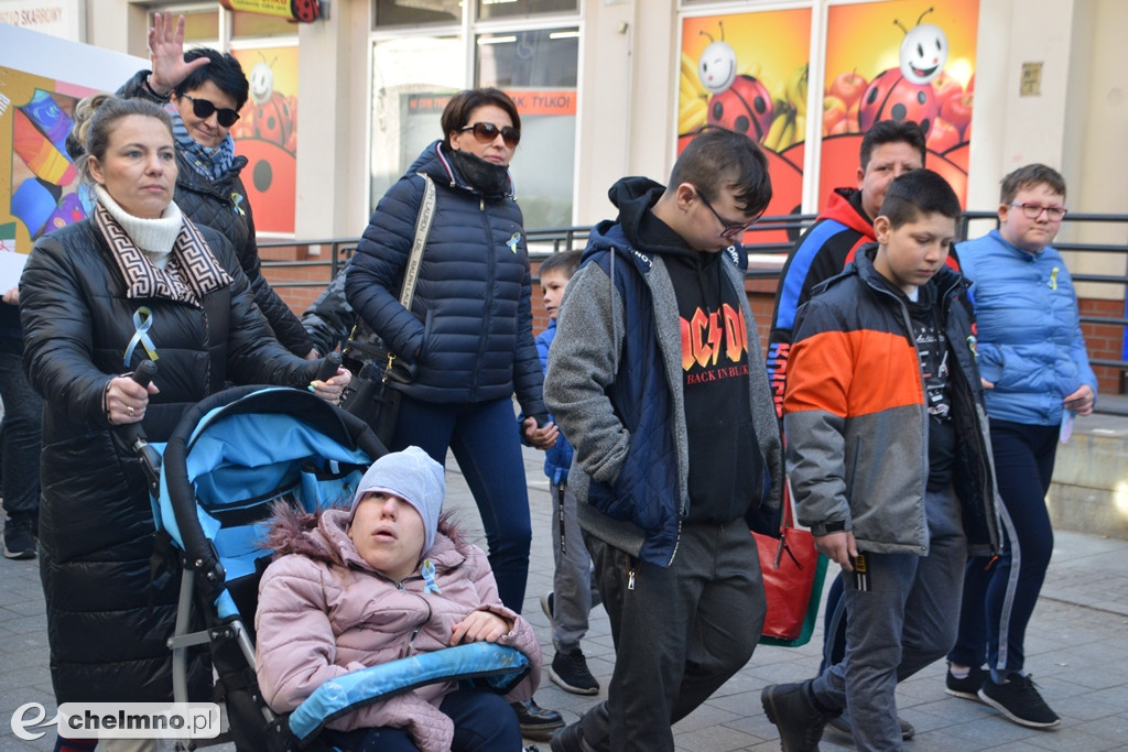 Happening z okazji Światowego Dnia Osób z Zespołem Downa