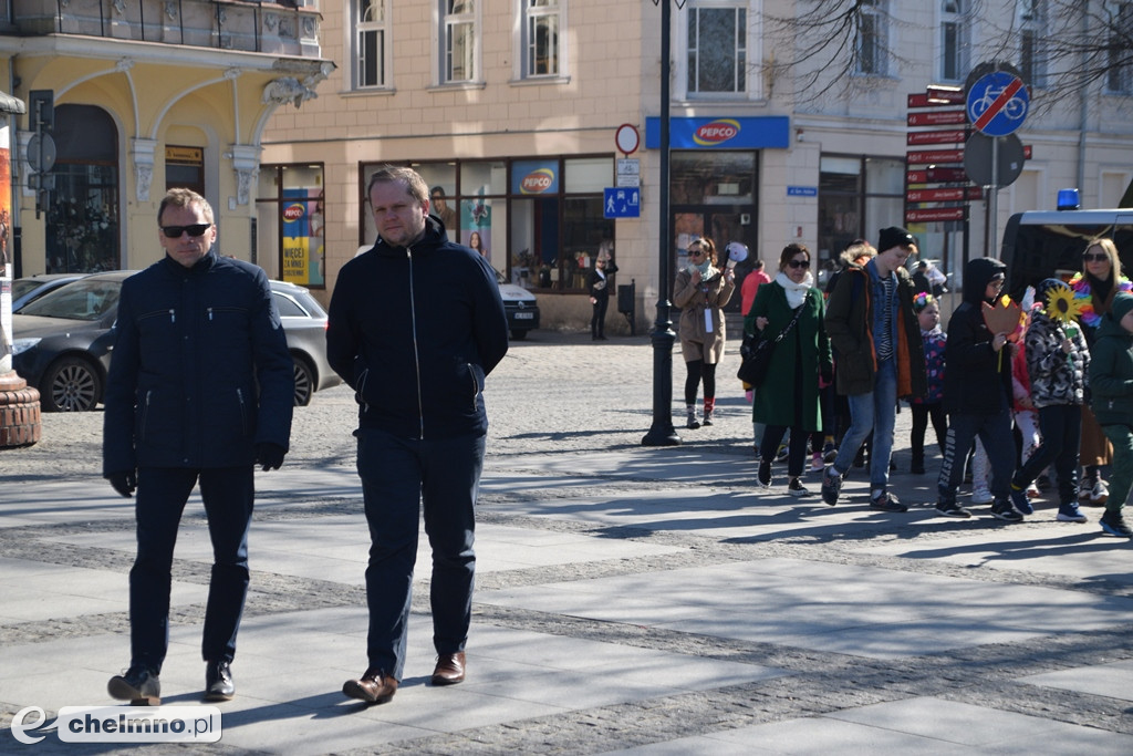 Happening z okazji Światowego Dnia Osób z Zespołem Downa