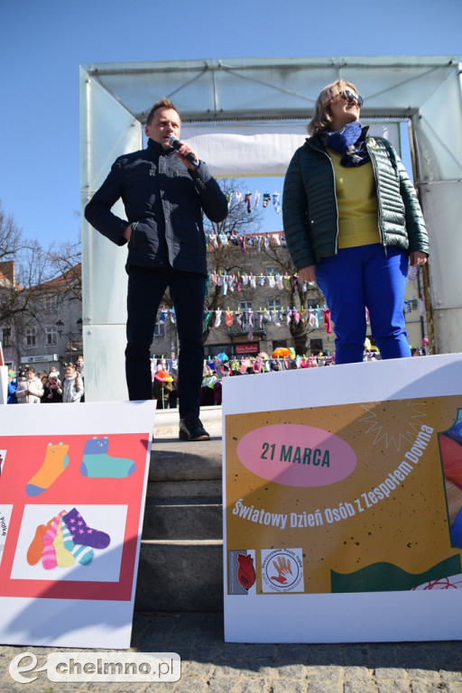 Happening z okazji Światowego Dnia Osób z Zespołem Downa