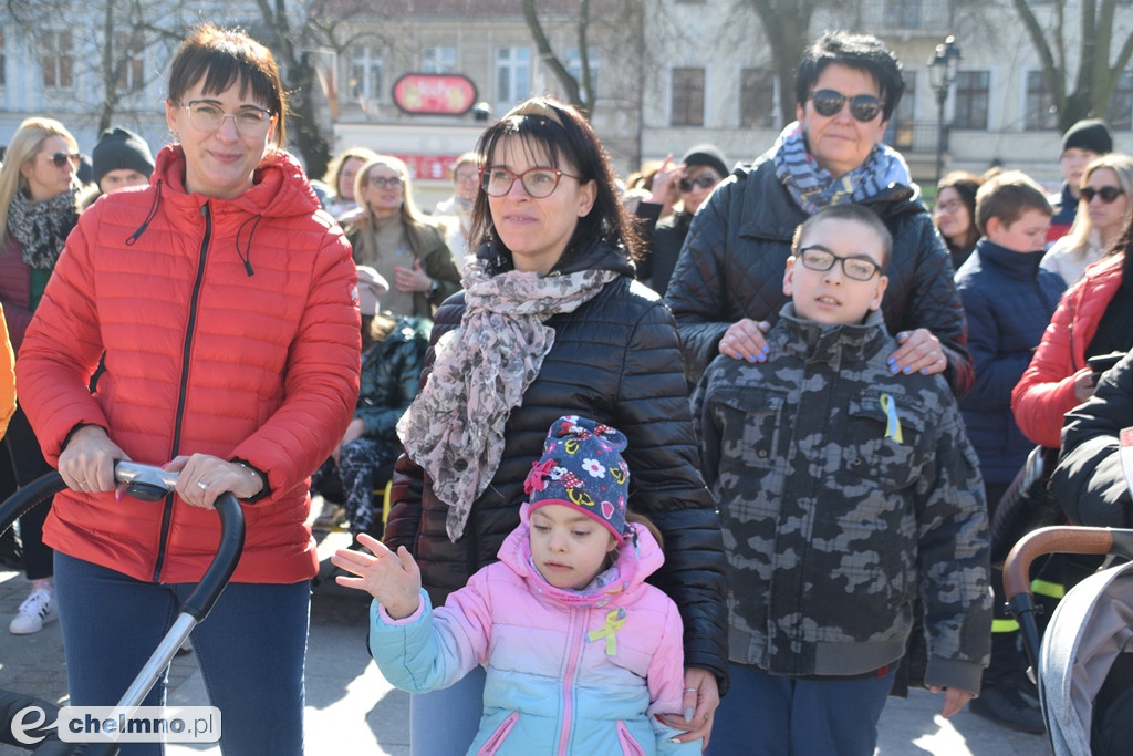 Happening z okazji Światowego Dnia Osób z Zespołem Downa