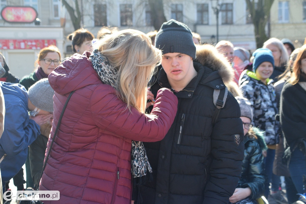 Happening z okazji Światowego Dnia Osób z Zespołem Downa