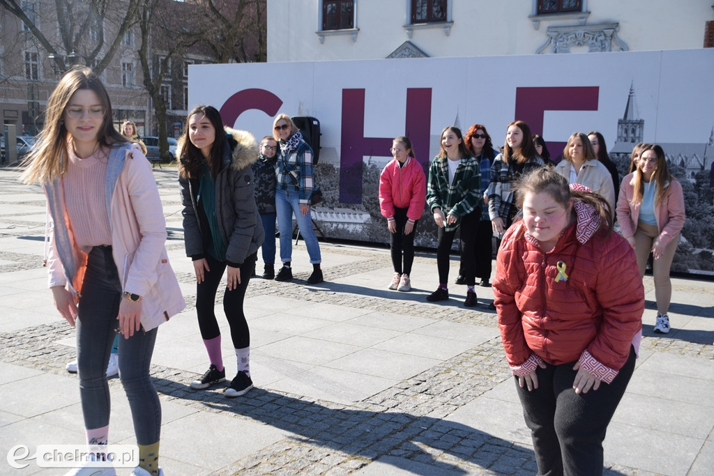 Happening z okazji Światowego Dnia Osób z Zespołem Downa