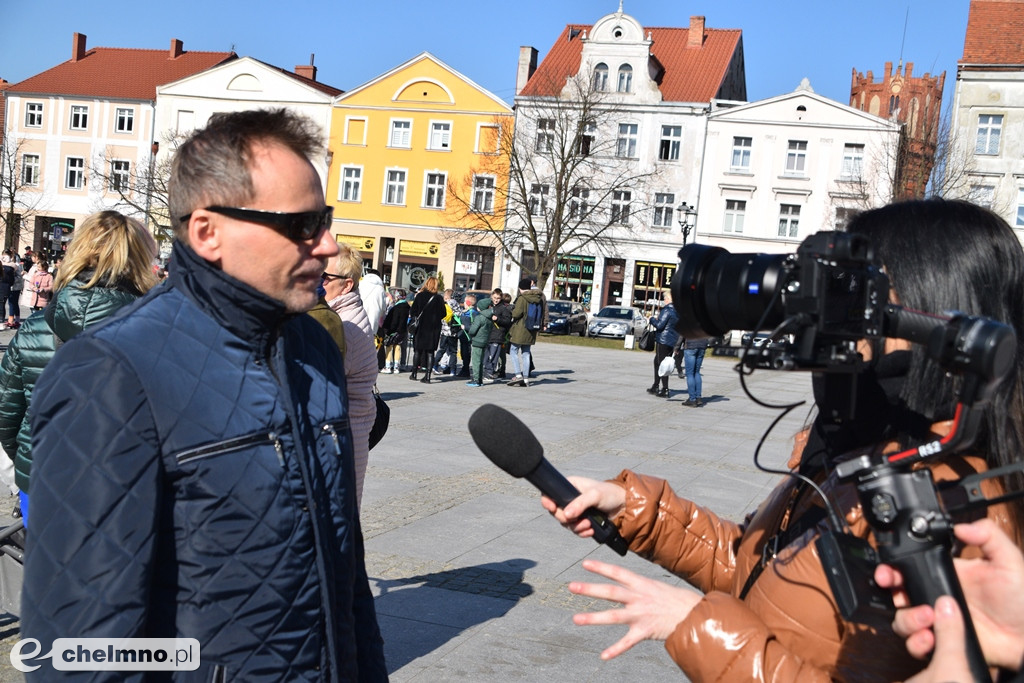 Happening z okazji Światowego Dnia Osób z Zespołem Downa