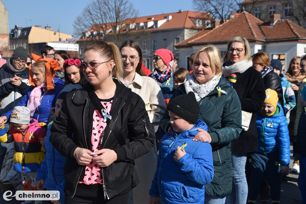 Happening z okazji Światowego Dnia Osób z Zespołem Downa