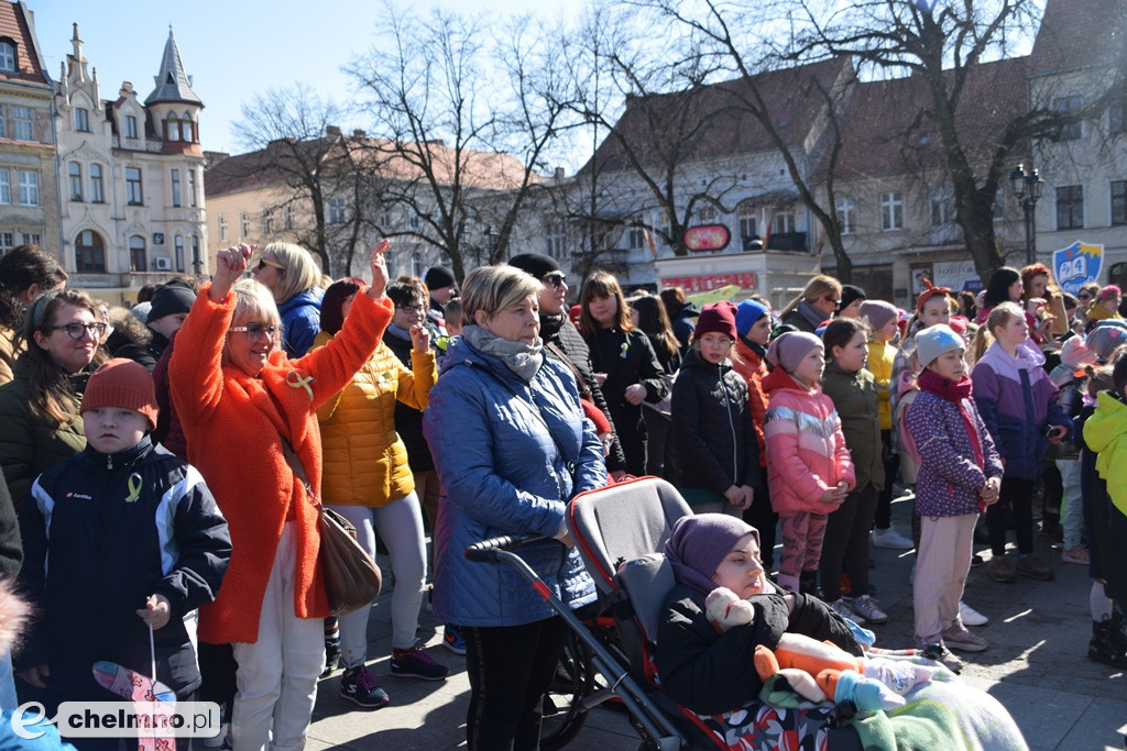 Happening z okazji Światowego Dnia Osób z Zespołem Downa