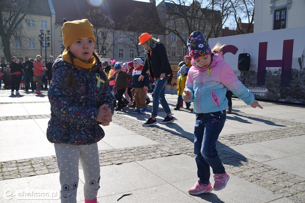 Happening z okazji Światowego Dnia Osób z Zespołem Downa
