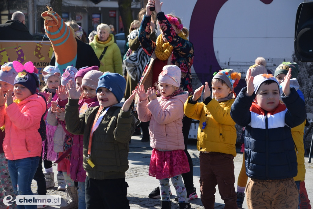Happening z okazji Światowego Dnia Osób z Zespołem Downa