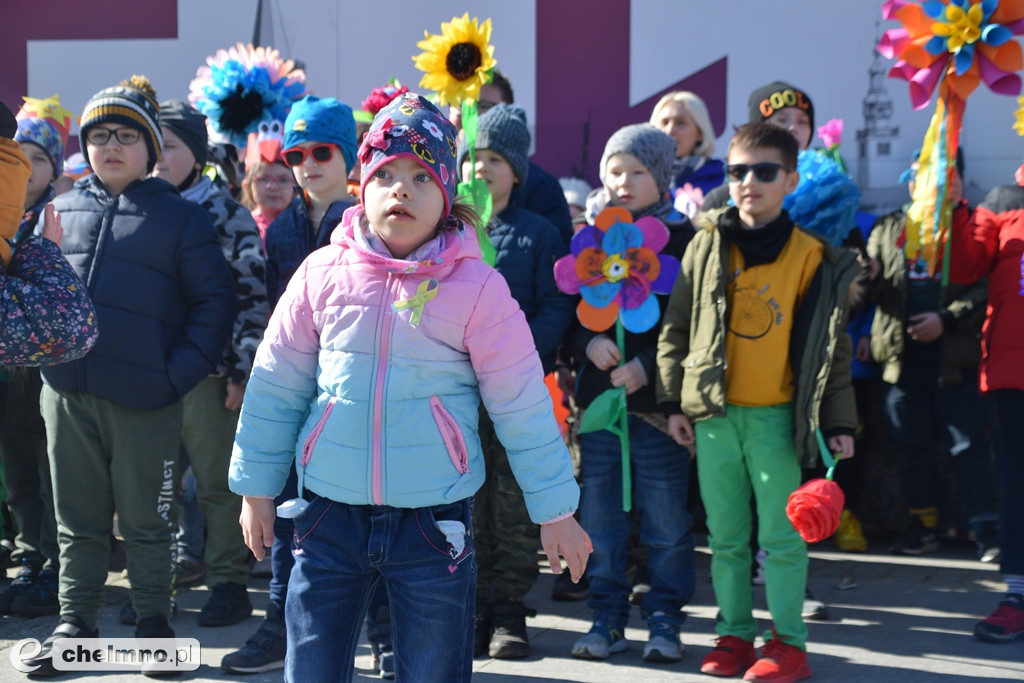Happening z okazji Światowego Dnia Osób z Zespołem Downa