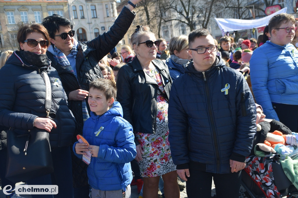Happening z okazji Światowego Dnia Osób z Zespołem Downa