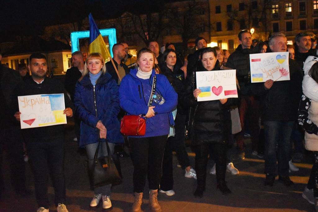 Tak było na wczorajszym spotkaniu Solidarni z Ukrainą