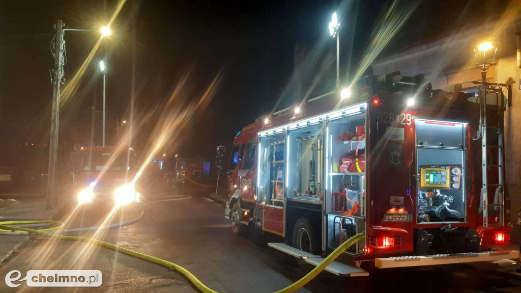 Pożar przy ul. Wodnej. Co tam się stało?