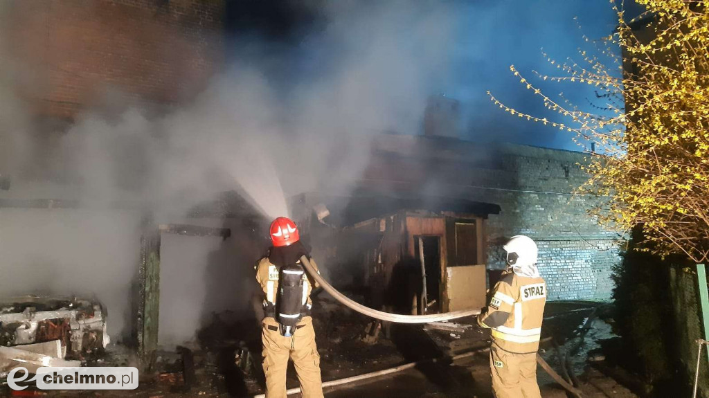Pożar przy ul. Wodnej. Co tam się stało?