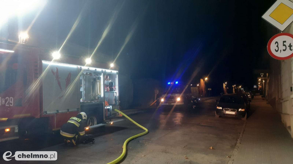 Pożar przy ul. Wodnej. Co tam się stało?