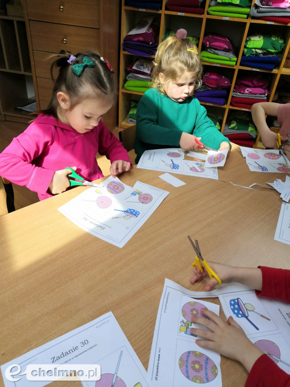 Wielkanocne zajęcia u przedszkolaków z 