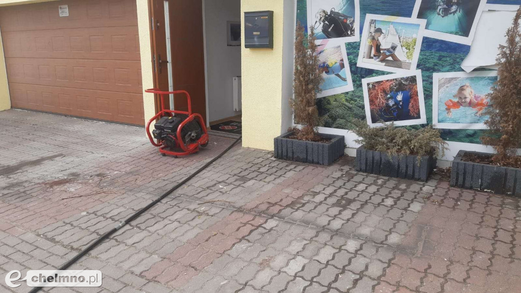 Pożar konstrukcji dachu na ul. Słowackiego