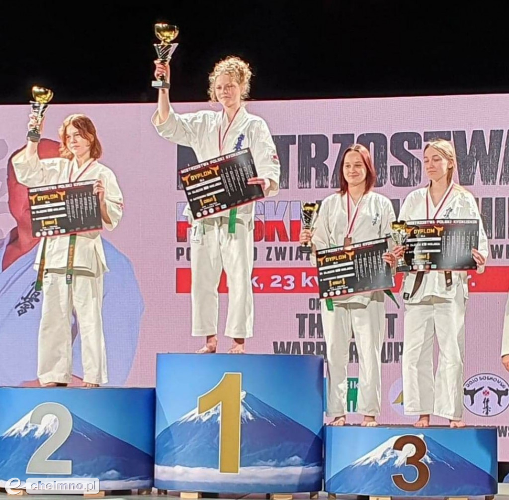 Kinga Lonser z kolejnymi medalami na mistrzostwach karate
