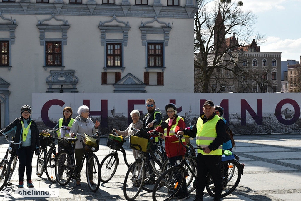 Zwiedzili Chełmno na rowerach