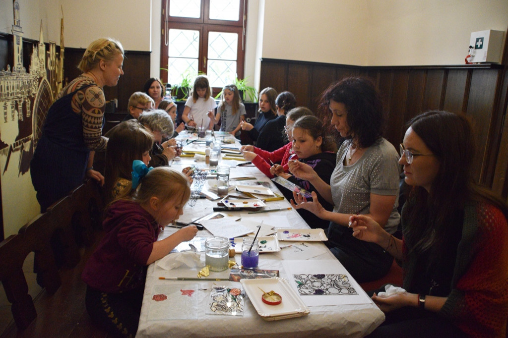 Ciekawe prace powstały na warsztatach w Ratuszu