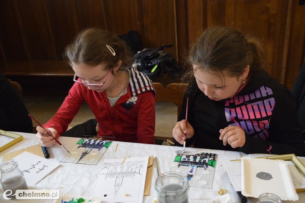 Ciekawe prace powstały na warsztatach w Ratuszu