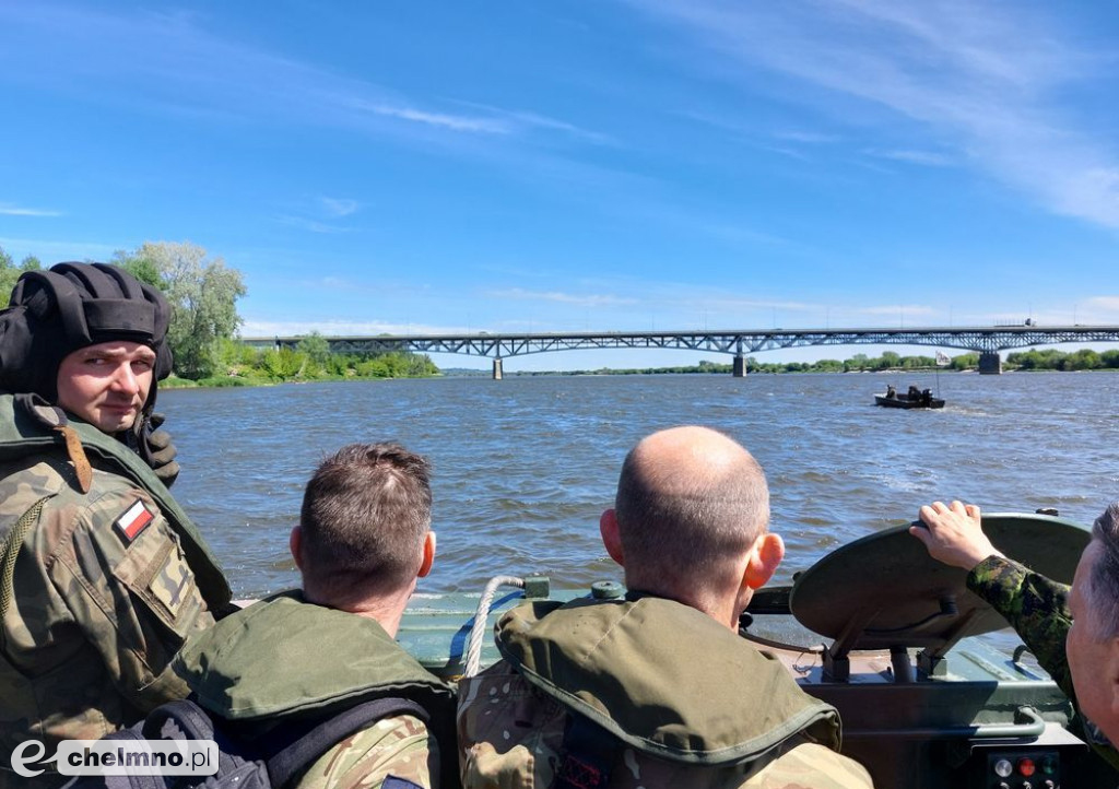 F 16 i śmigłowce na niebie, wybuchy pod Chełmnem