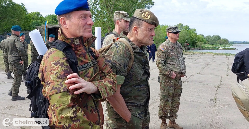 F 16 i śmigłowce na niebie, wybuchy pod Chełmnem