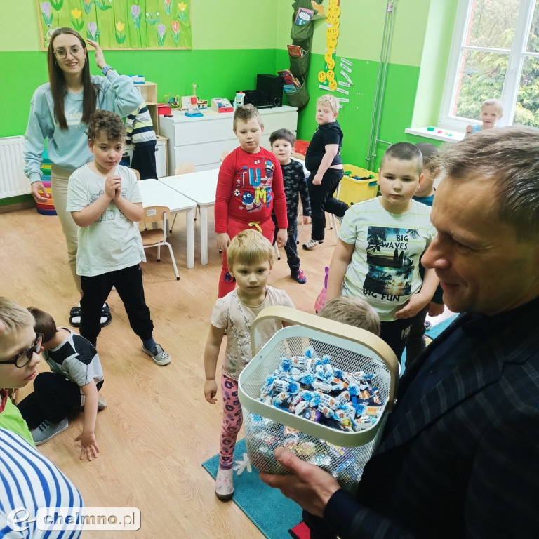 Słodka wizyta u chełmińskich przedszkolaków