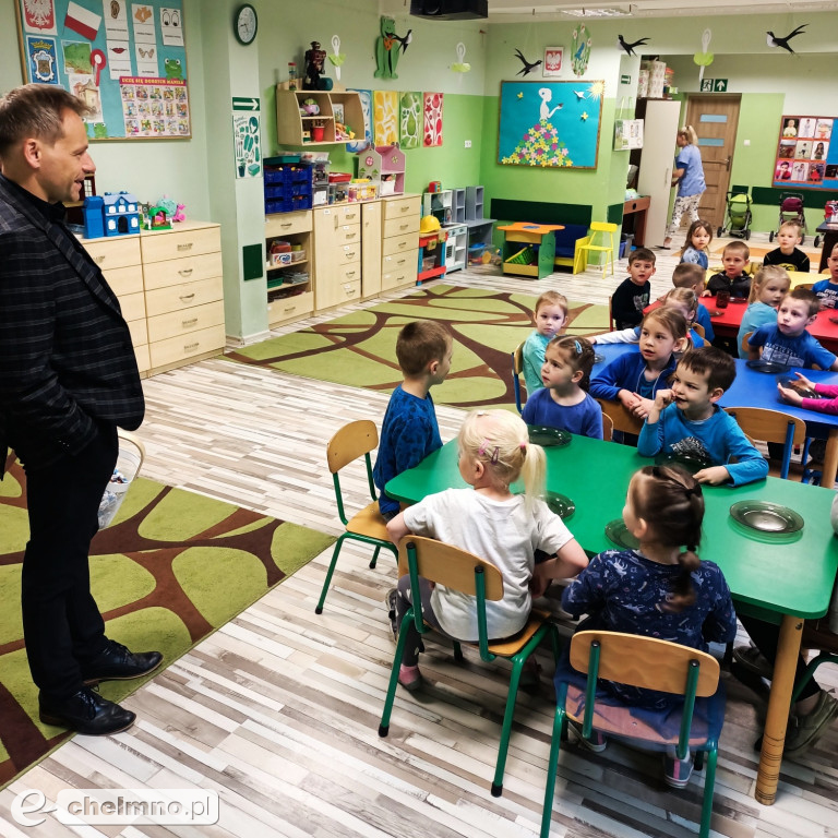 Słodka wizyta u chełmińskich przedszkolaków