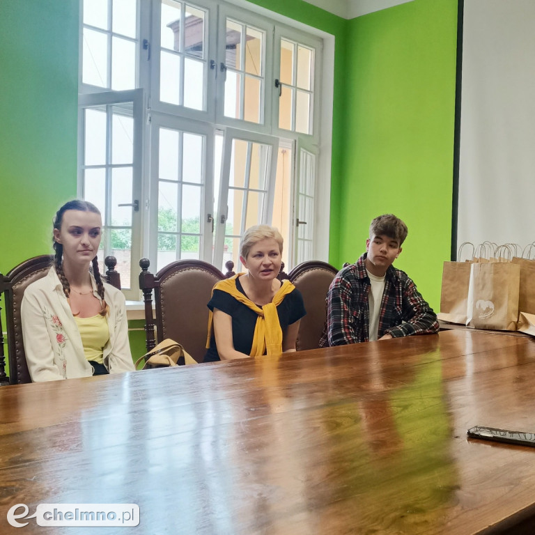 Wizyta młodzieży w Urzędzie Miasta Chełmna