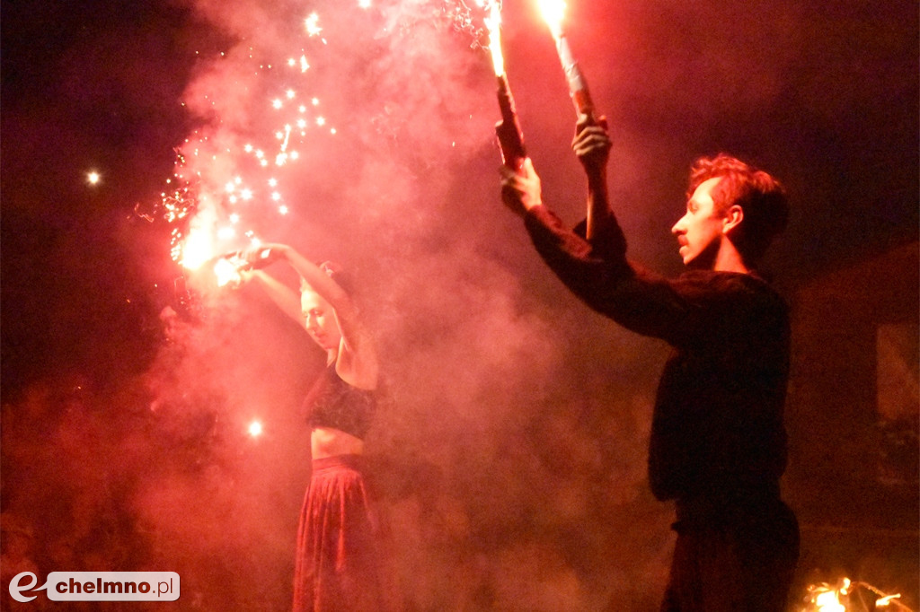 Efektowny pokaz Fire Show nad Jeziorem Starogrodzkim