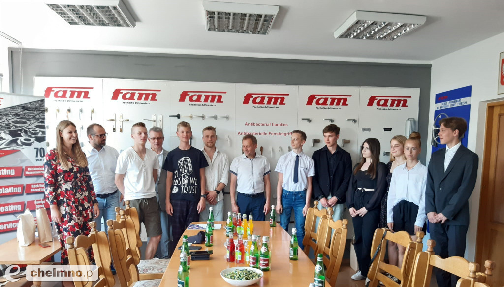 Rozdanie dyplomów - Stypendium FAM-Technika Odlewnicza