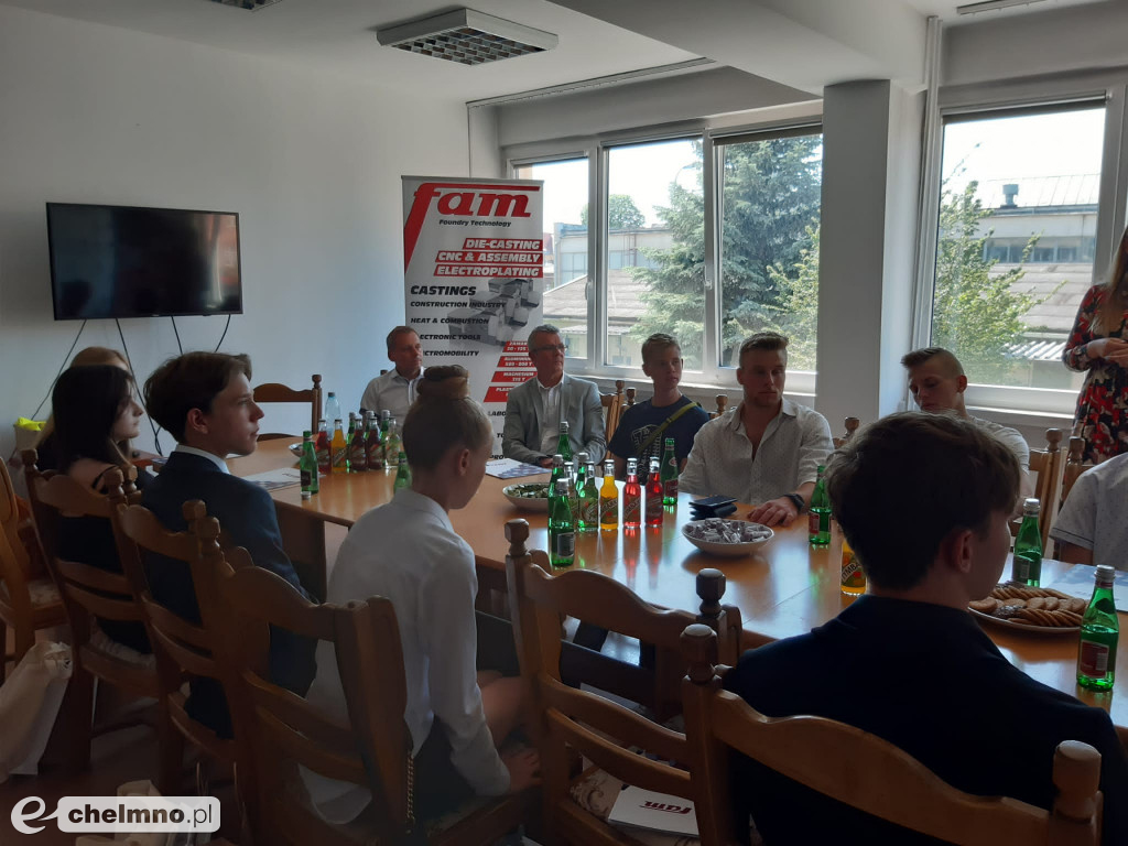Rozdanie dyplomów - Stypendium FAM-Technika Odlewnicza