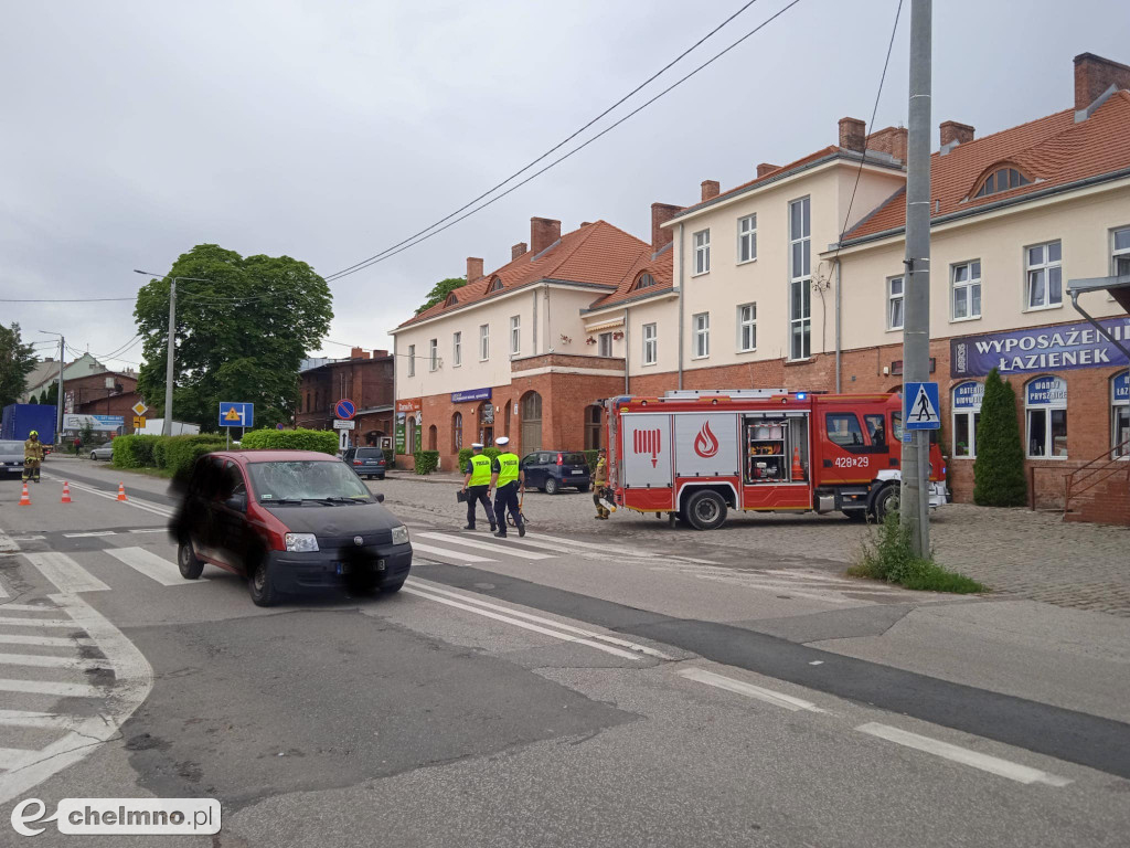 Pożar w kamienicy przy Dworcowej 17