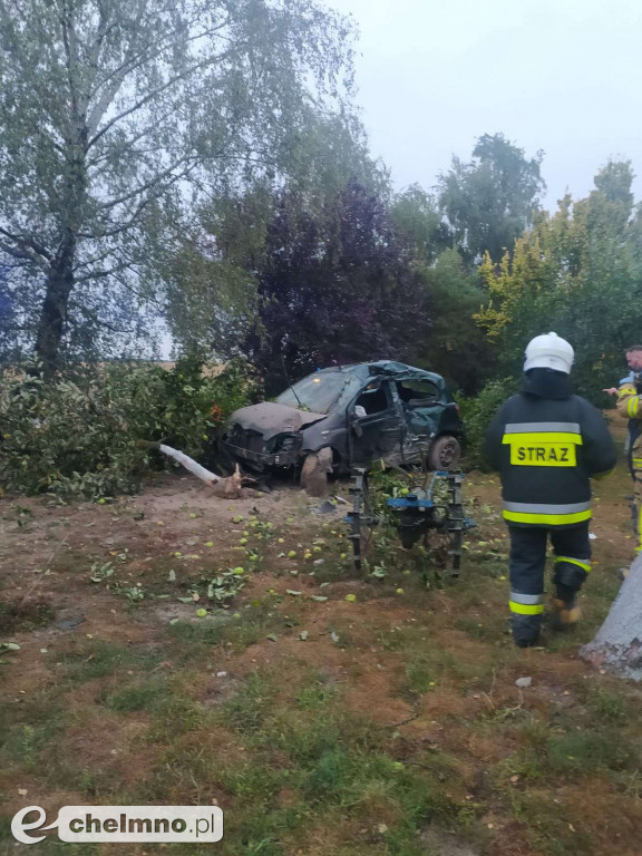 Tragedia na drodze gminnej - śmiertelny wypadek w Wabczu