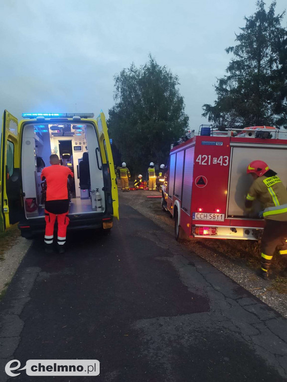 Tragedia na drodze gminnej - śmiertelny wypadek w Wabczu
